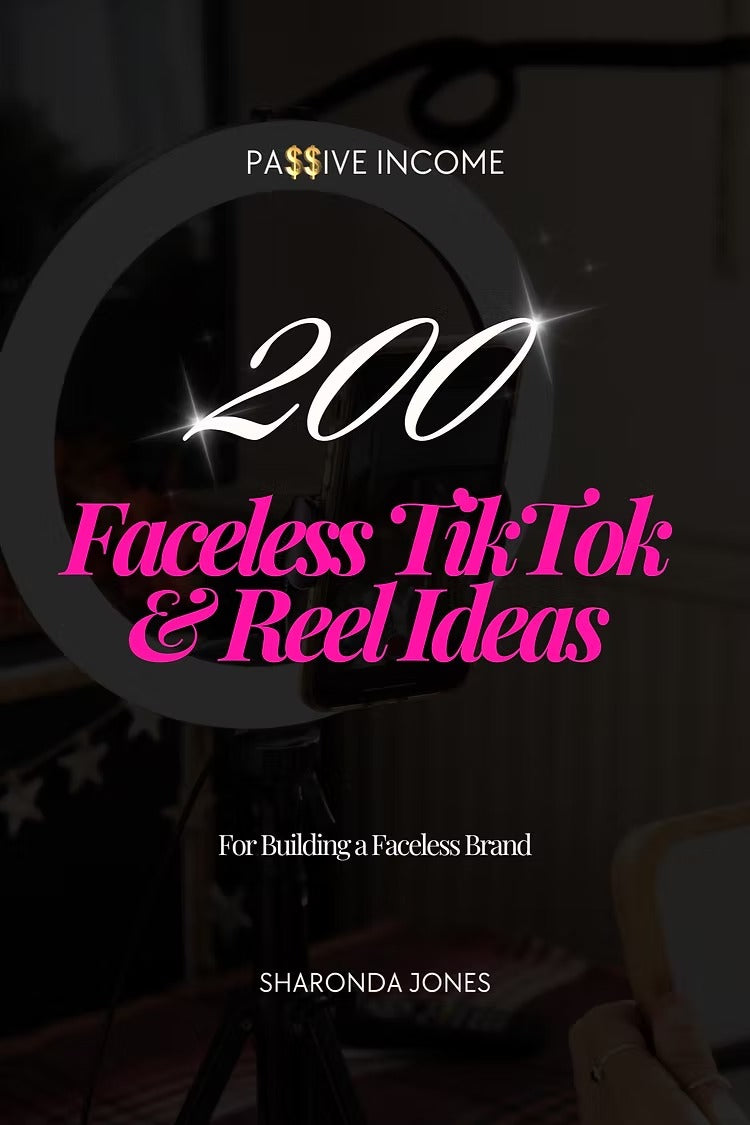200 Faceless TikTok & Reel Ideas